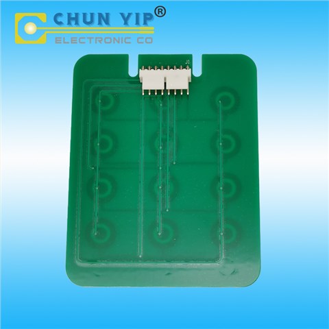 pcb组合金属弹片薄膜开关