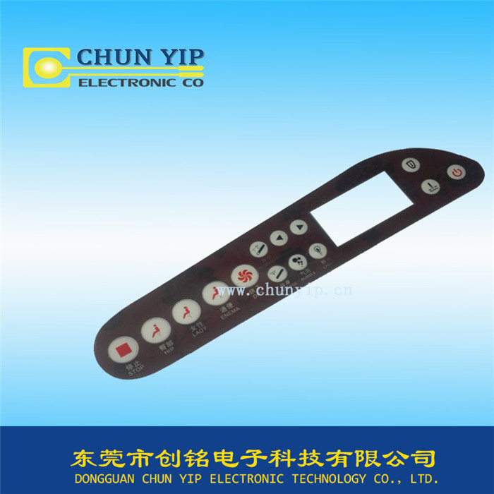 医疗仪器薄膜开关2