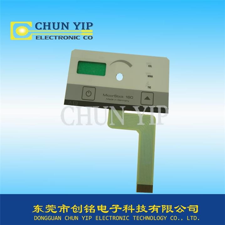 小窗口薄膜开关正面
