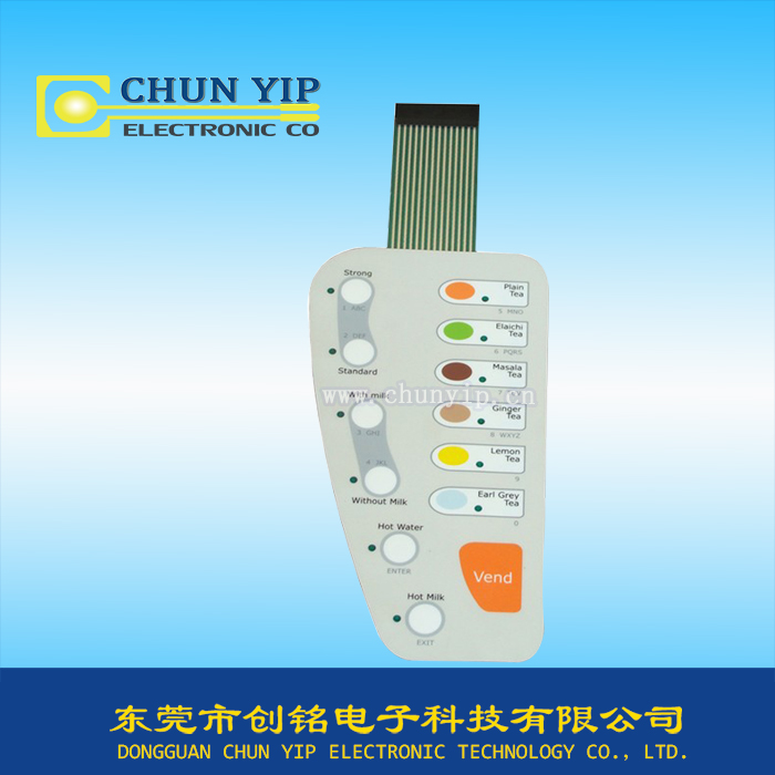 全智能开关控制薄膜开关